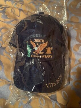 250th Anniversary Eagle Embroidered Cap - Navy